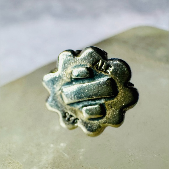 Authentic Retired Pandora Christmas Tree Two Tone 14k Gold & S925 Ale Silver - Picture 5 of 16